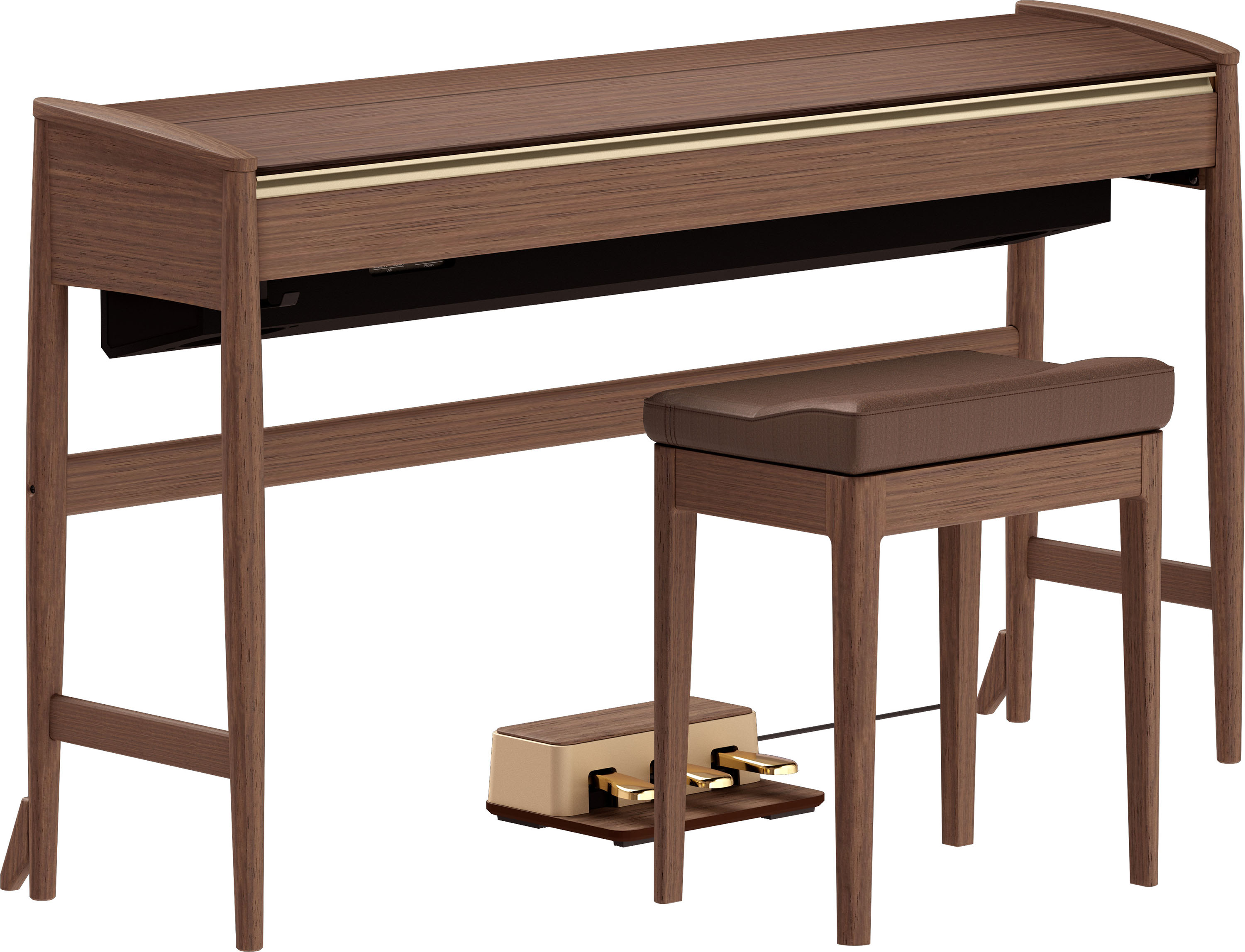 Roland Kiyola Kf-20 - Noisetier - Digitalpiano mit Stand - Variation 6