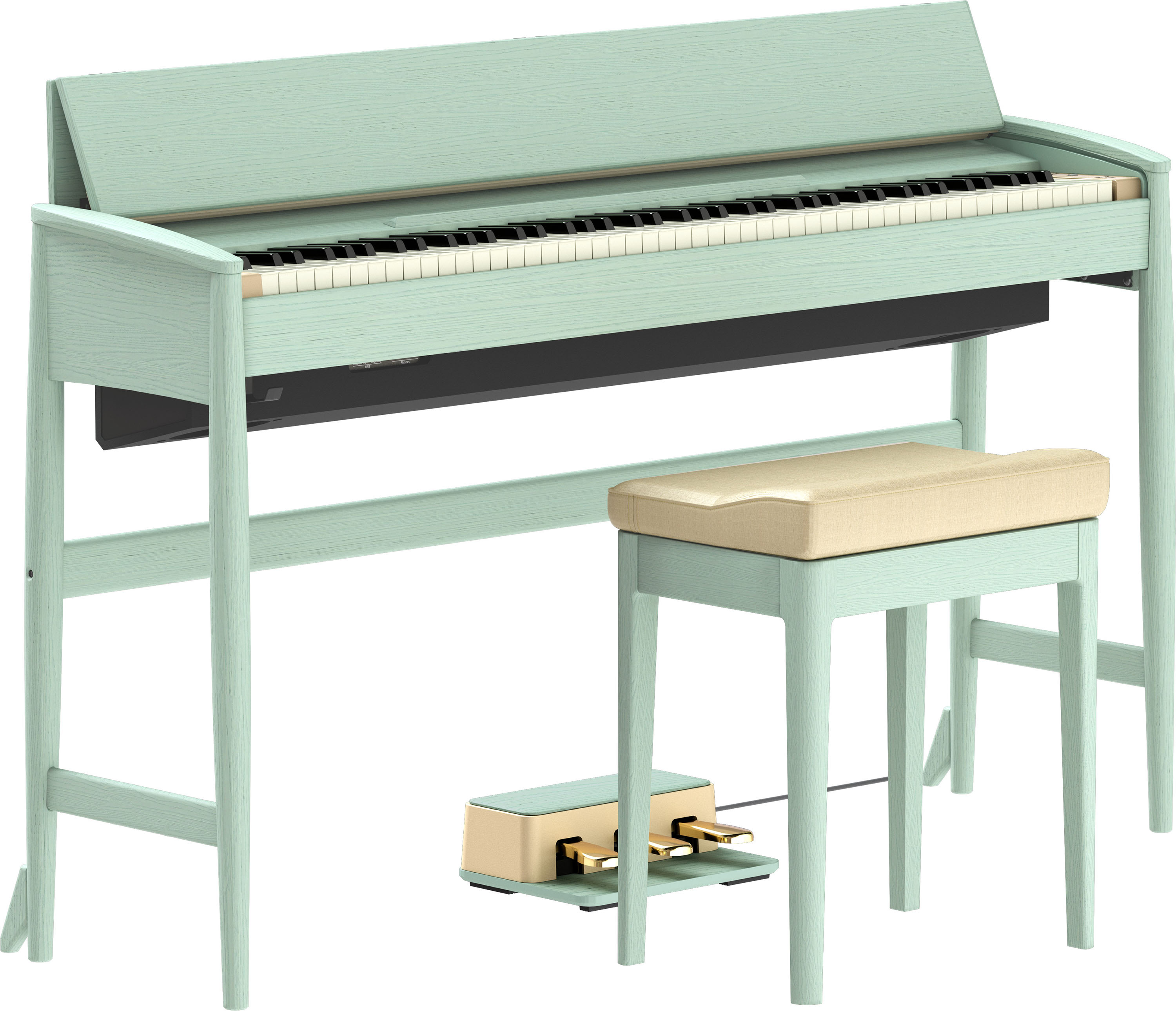 Roland Kiyola Kf-20 - Vert Celadon - Digitalpiano mit Stand - Variation 7