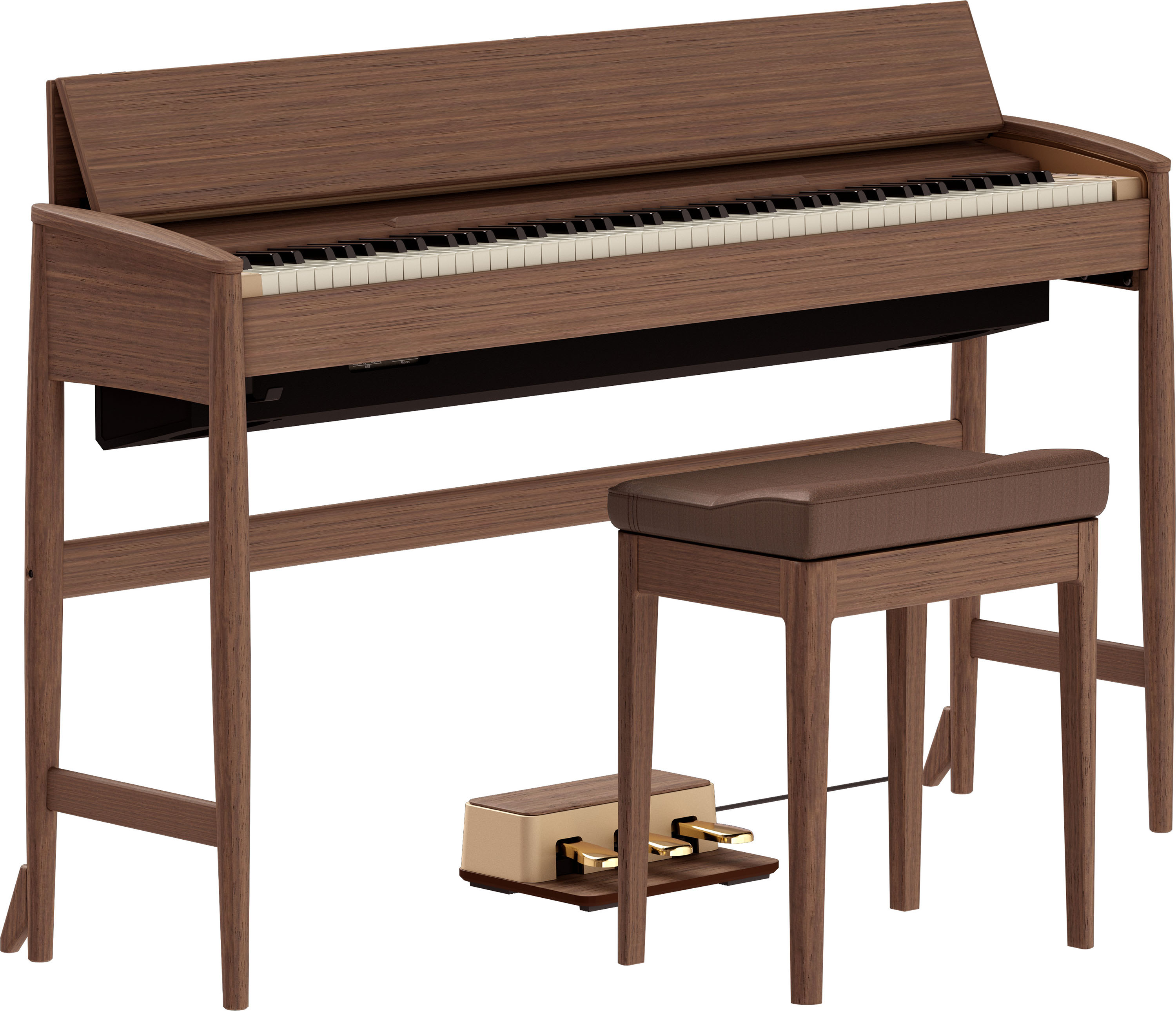 Roland Kiyola Kf-20 - Noisetier - Digitalpiano mit Stand - Variation 7