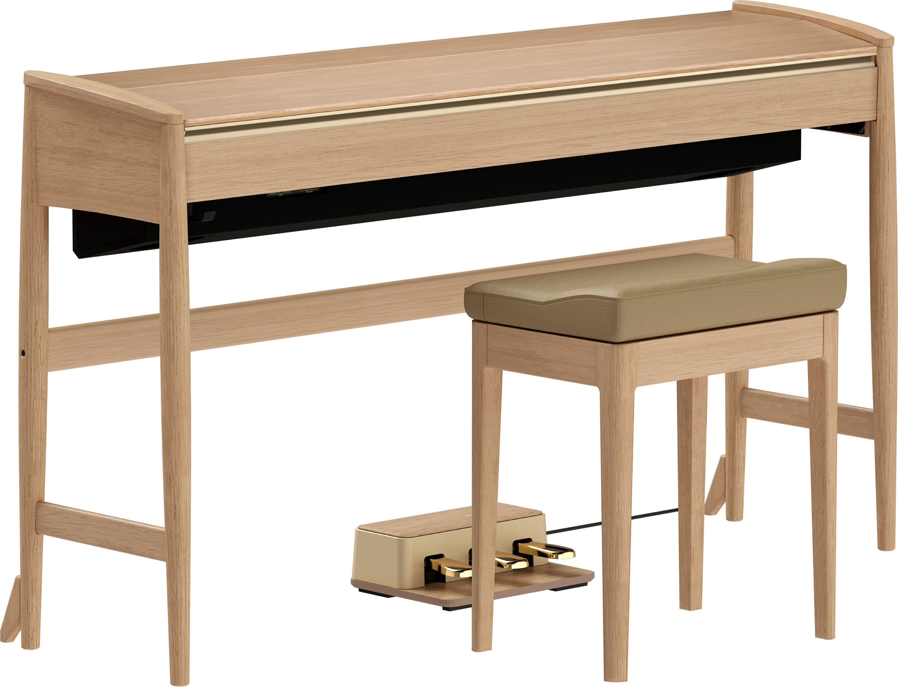 Roland Kiyola Kf-20 - Chene Pur - Digitalpiano mit Stand - Variation 8