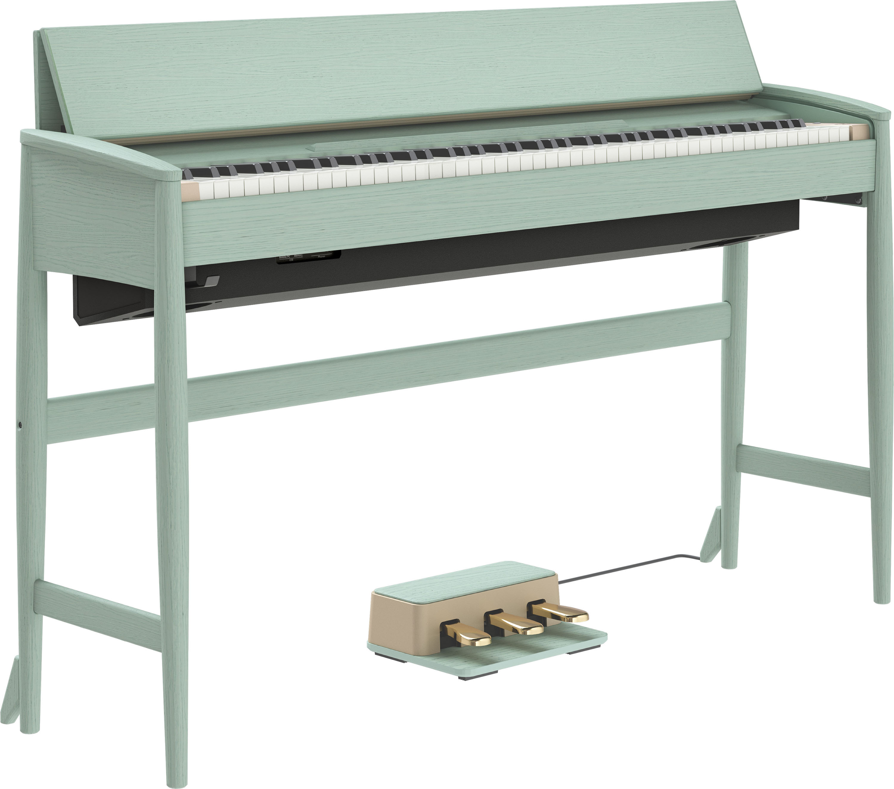 Roland Kiyola Kf-20 - Vert Celadon - Digitalpiano mit Stand - Variation 8