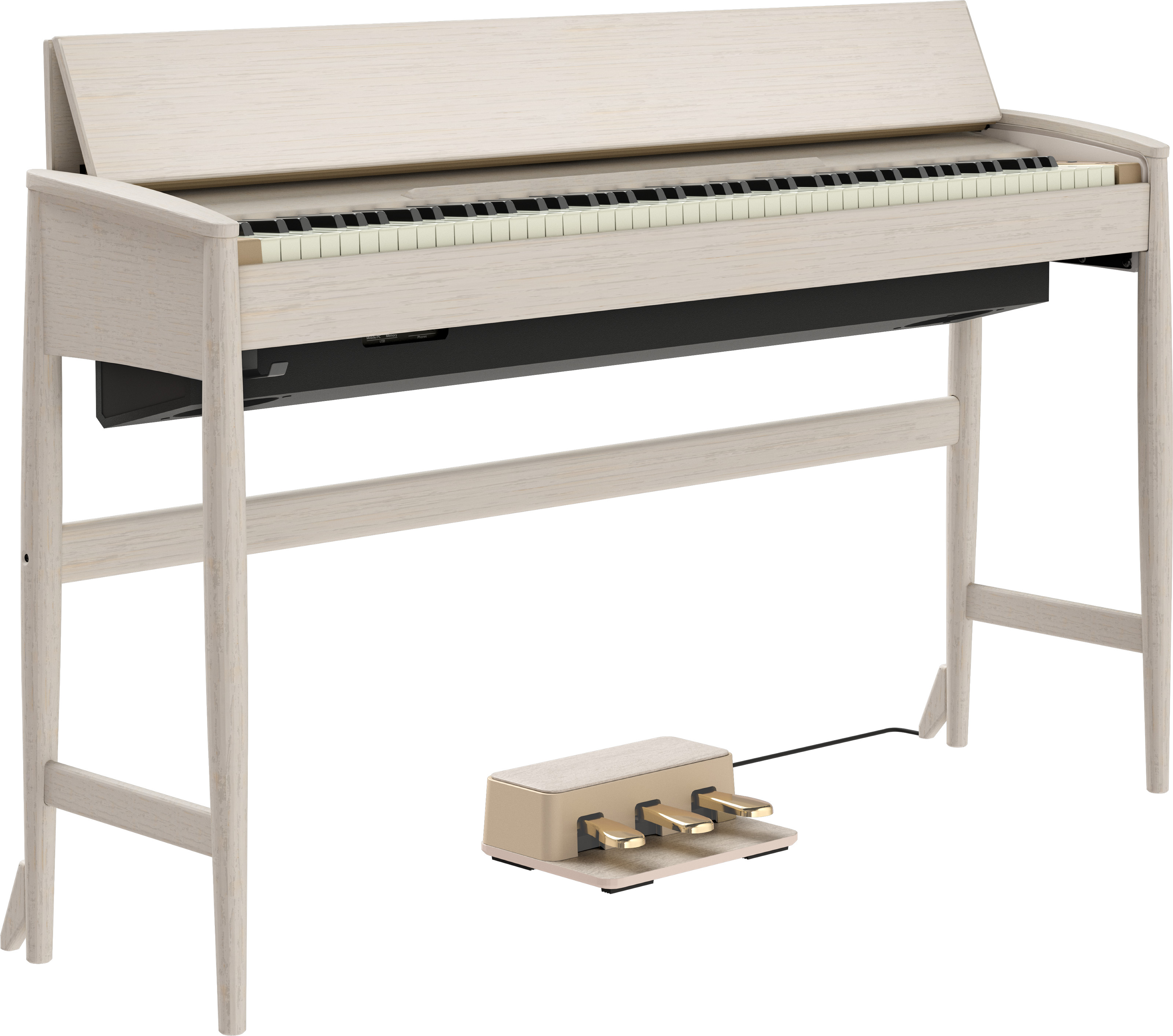 Roland Kiyola Kf-20 - Blanc Pur - Digitalpiano mit Stand - Variation 8
