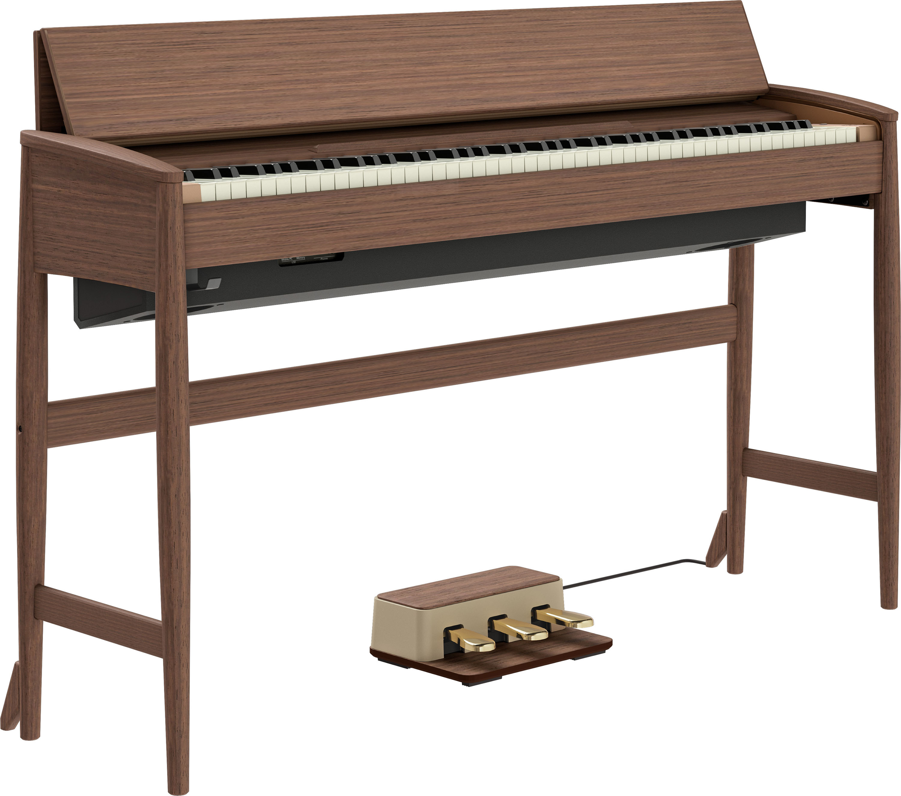 Roland Kiyola Kf-20 - Noisetier - Digitalpiano mit Stand - Variation 8