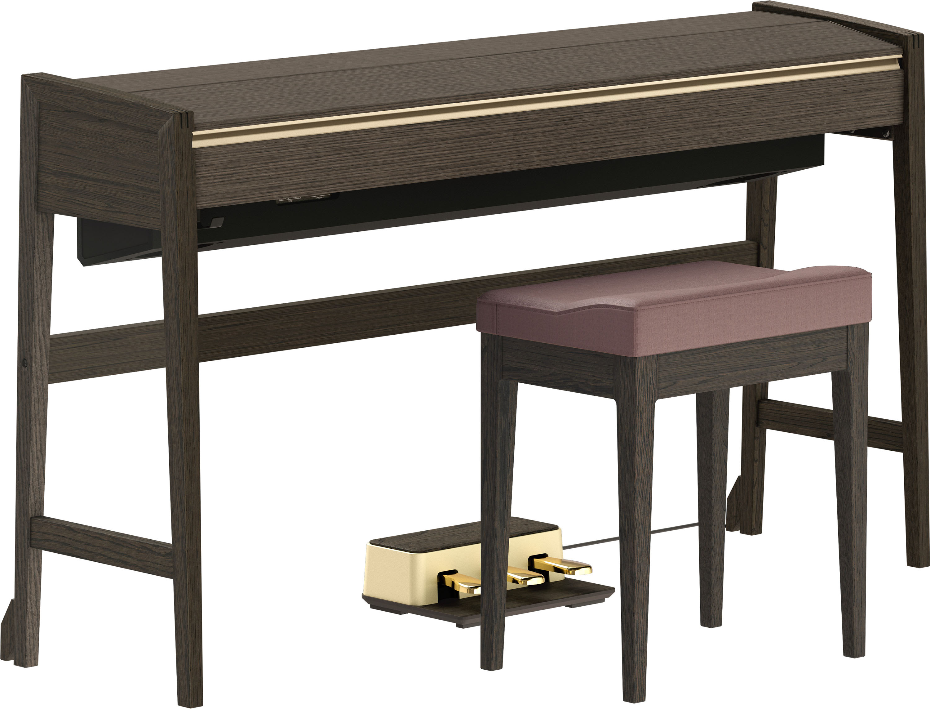 Roland Kiyola Kf-25 - Chene Fume - Digitalpiano mit Stand - Variation 4