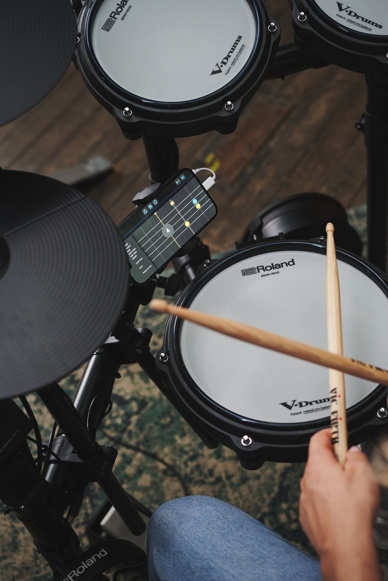Roland Td-07dmk2 V-drums Kit - Komplett E-Drum Set - Variation 11
