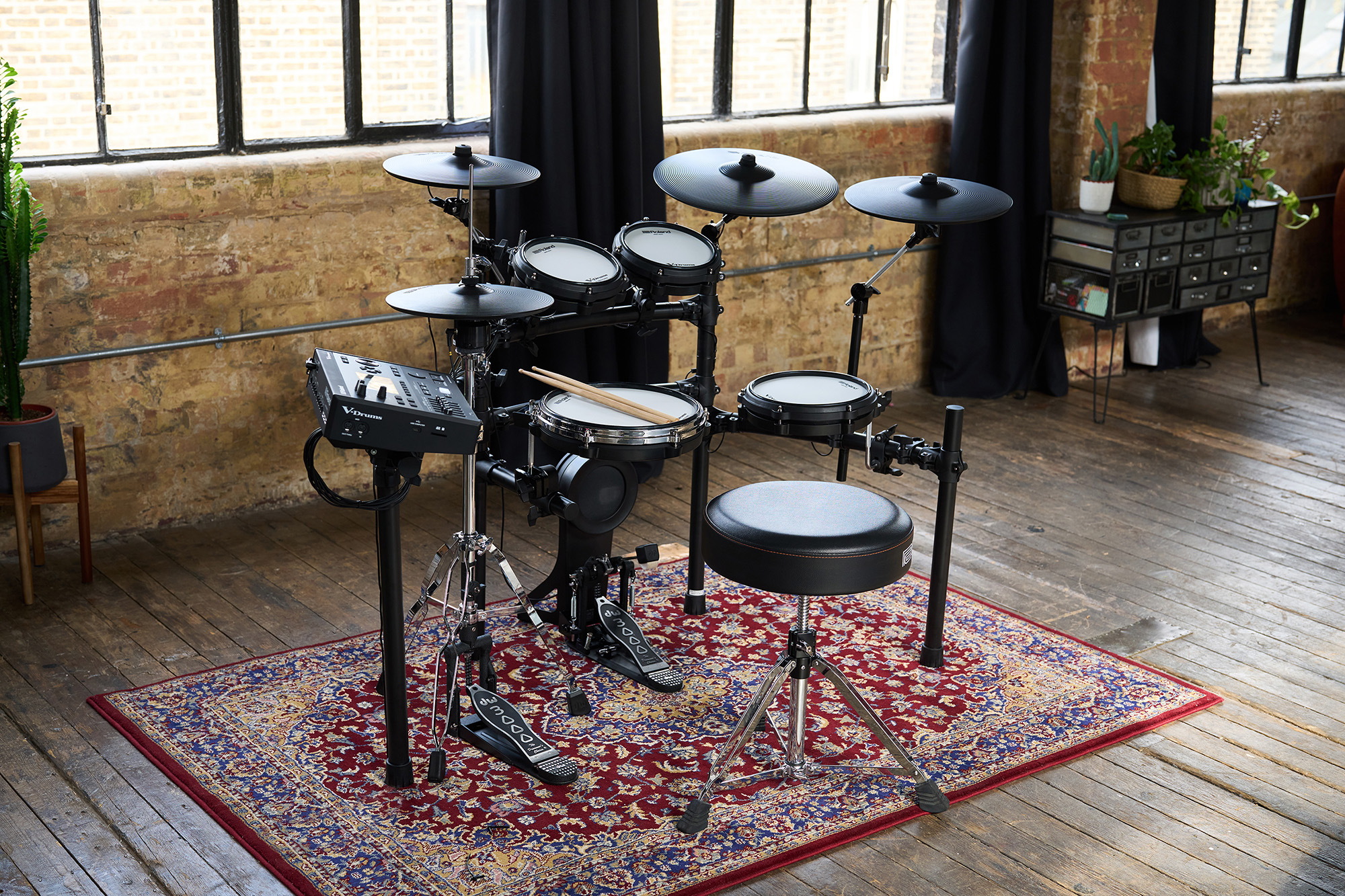 Roland Td-513 V-drums Kit - Komplett E-Drum Set - Variation 6