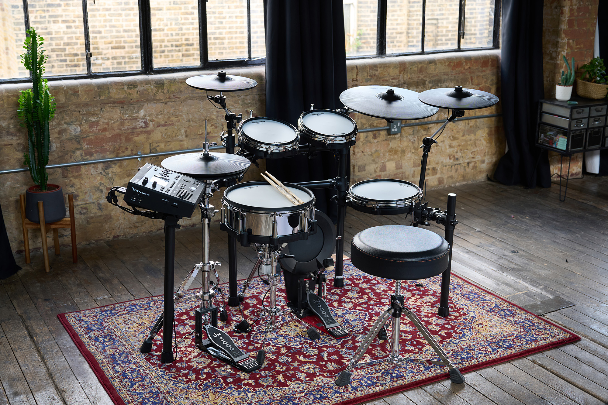 Roland Td-516 V-drums Kit - Komplett E-Drum Set - Variation 6