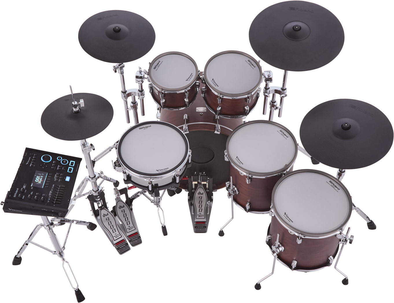 Roland Vad716 V-drums Kit - Satin Walnut - Komplett E-Drum Set - Variation 2