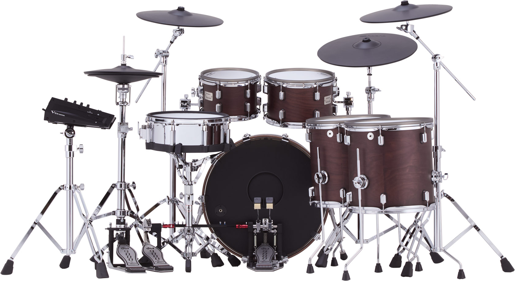 Roland Vad716 V-drums Kit - Satin Walnut - Komplett E-Drum Set - Variation 3