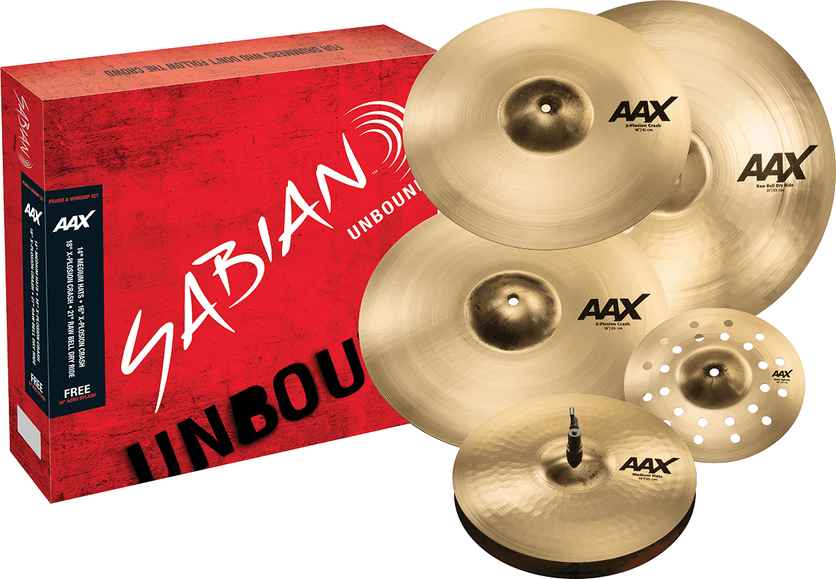 Sabian Set Praise And Worship 14 16 18 21 + 10 - Becken Set - Main picture