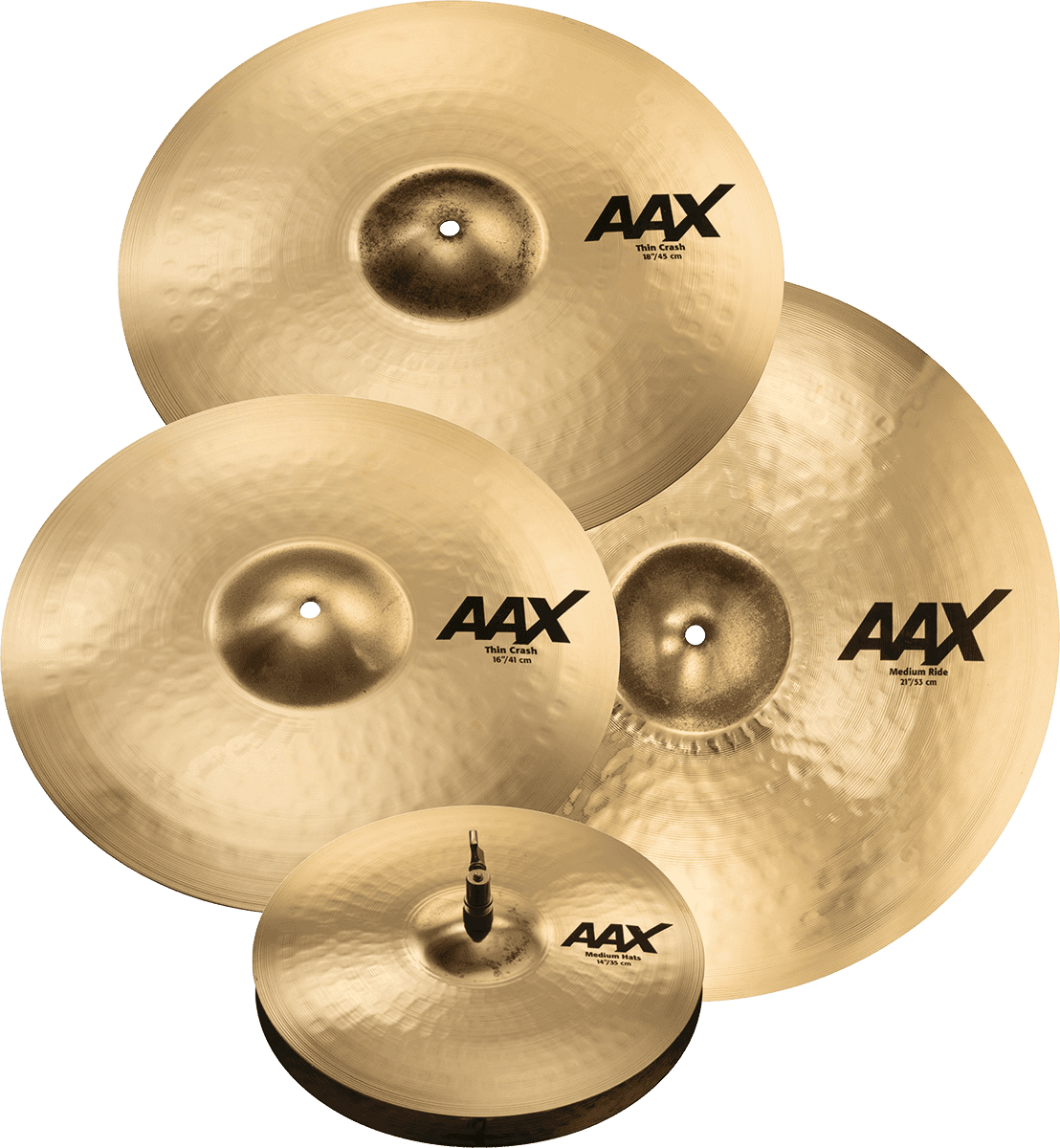 Sabian Pack 4 Cymbales Aax - 14 - Becken Set - Variation 1