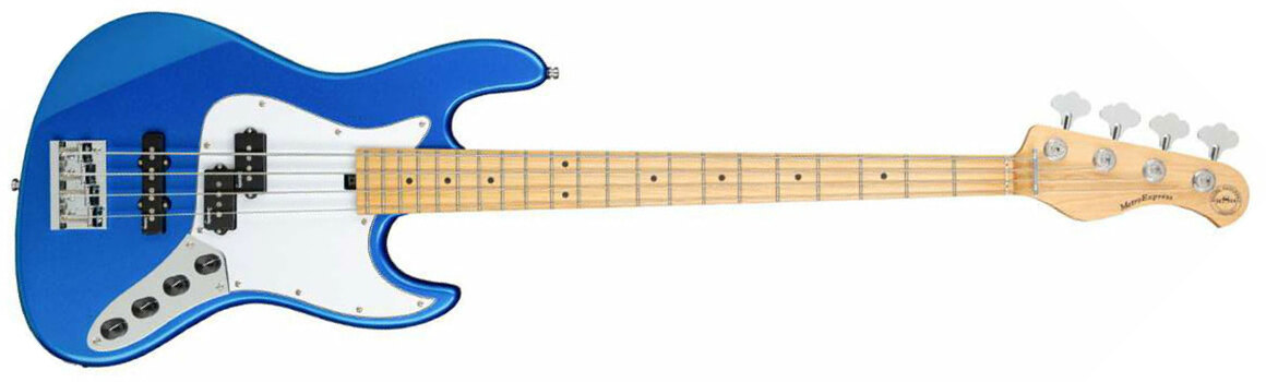 Sadowsky Hybrid P/j Bass 21 Fret 4c Metroexpress Mn - Ocean Blue Metallic - Solidbody E-bass - Main picture