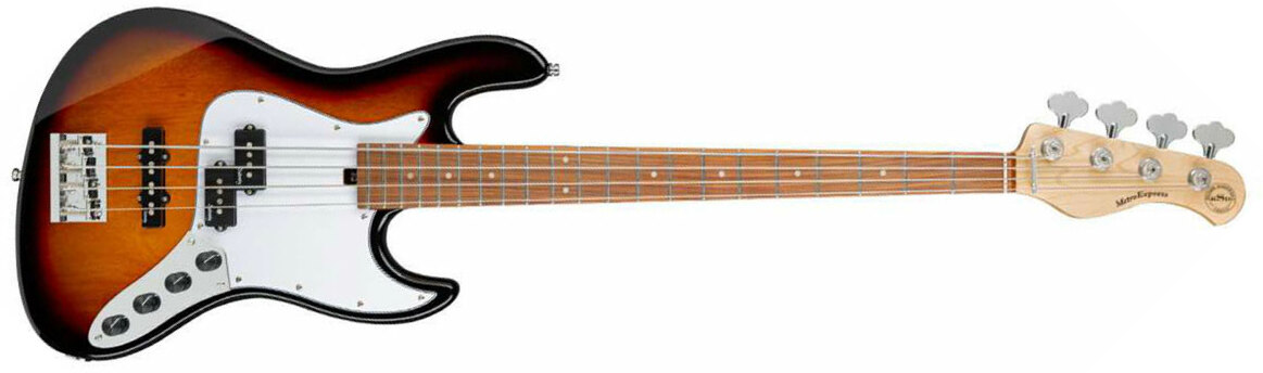 Sadowsky Hybrid P/j Bass 21 Fret 4c Metroexpress Mor - Tobacco Burst Transparent - Solidbody E-bass - Main picture