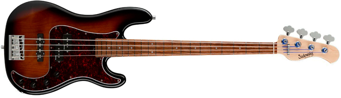 Sadowsky Hybrid Pj Bass 21 Fret Alder 4c Metroline All Active Mor - '59 Burst Transparent - Solidbody E-bass - Main picture