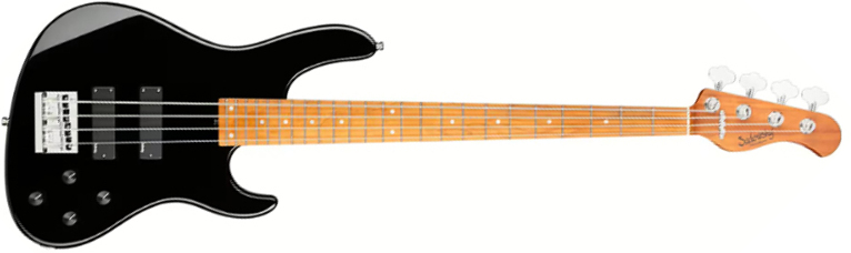 Sadowsky Modern Bass 24-fret 4c Metroexpress Active Mn - Solid Black - Solidbody E-bass - Main picture