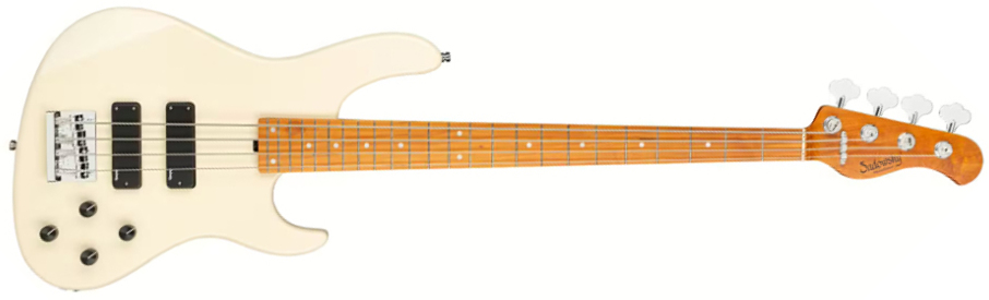 Sadowsky Modern Bass 24-fret 4c Metroexpress Active Mn - Solid Olympic White - Solidbody E-bass - Main picture