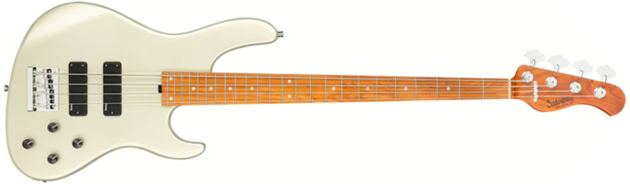 Sadowsky Modern Bass 24-fret 4c Metroexpress Active Mn - Solid Champagne Metallic - Solidbody E-bass - Main picture