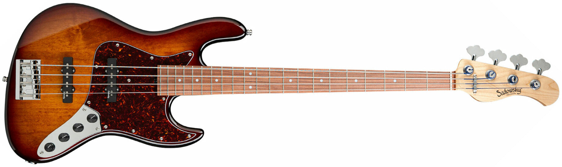 Sadowsky Modern Bass 24 Fret Alder 4c Metroline All Active Mor - '59 Burst Transparent - Solidbody E-bass - Main picture