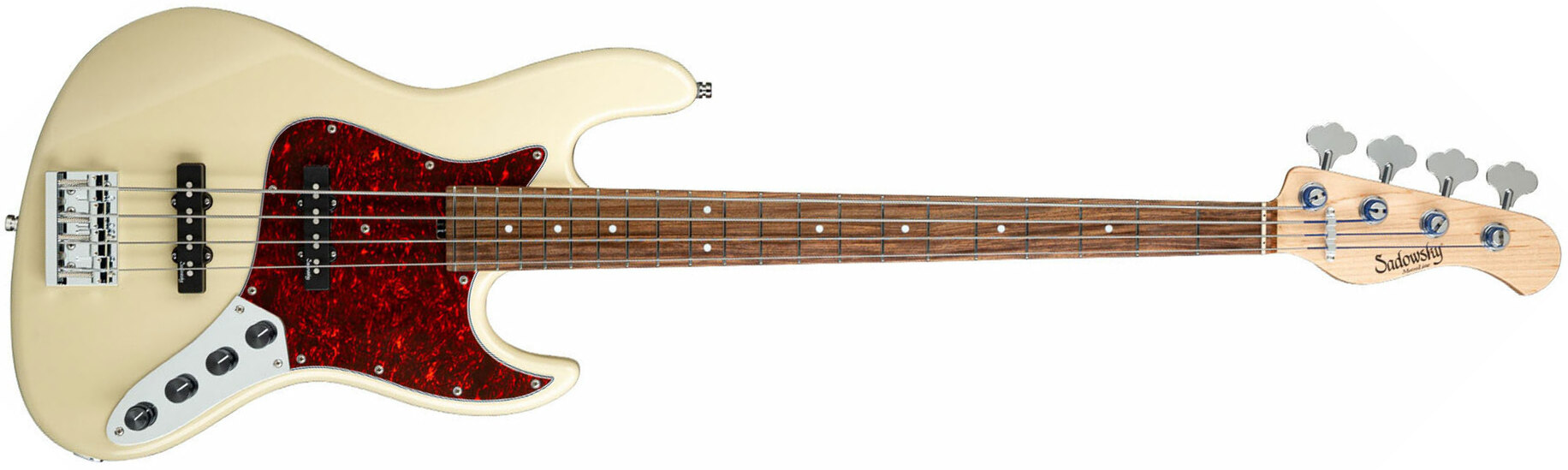 Sadowsky Modern Bass 24 Fret Alder 4c Metroline All Active Mor - Solid Olympic White - Solidbody E-bass - Main picture