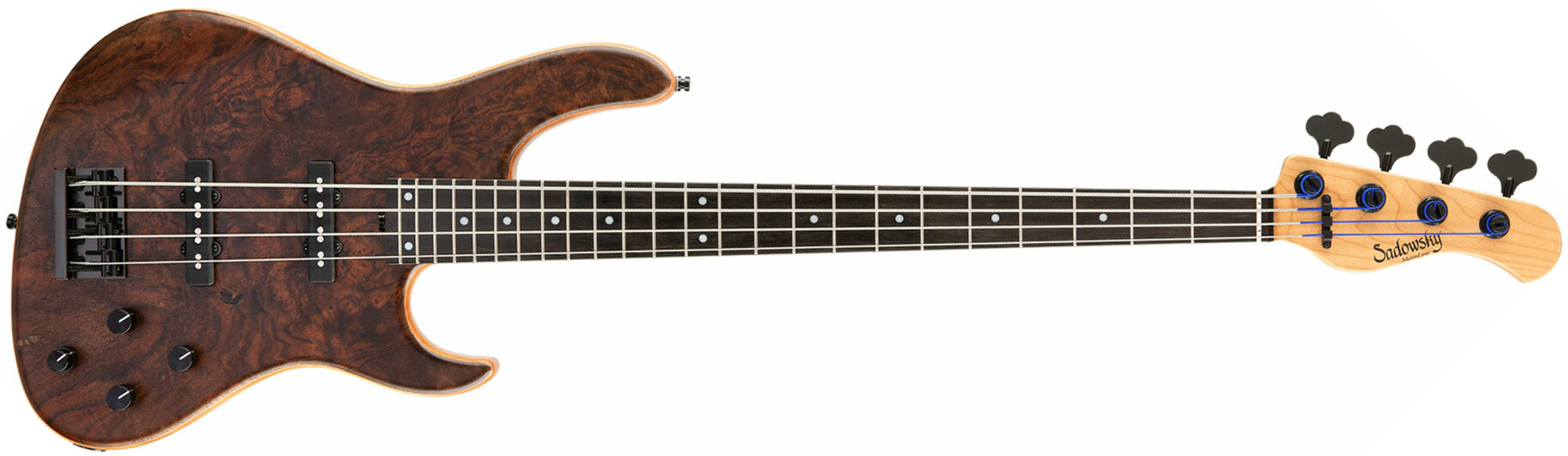 Sadowsky Modern Bass 24 Frets 4c Metroline Ltd 2021 All Okoume Active Mor - Natural - Solidbody E-bass - Main picture