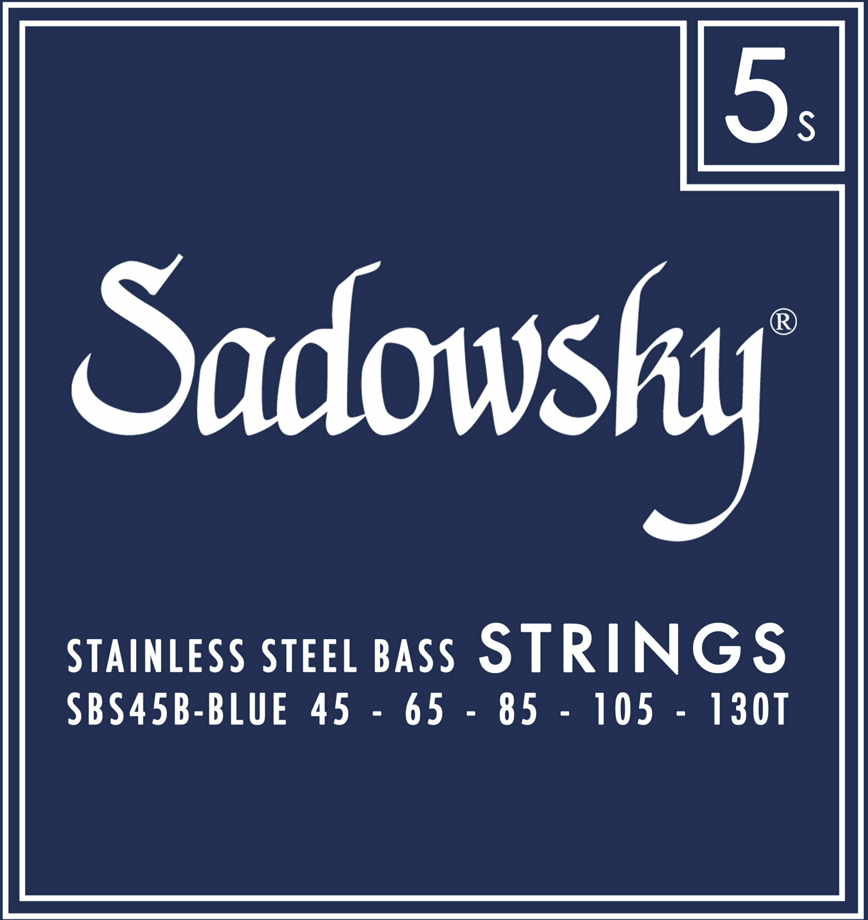Sadowsky Sbs 45b Blue Label Stainless Steel Taperwound Electric Bass 5c 45-130t - E-Bass Saiten - Main picture
