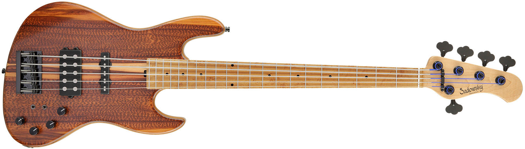 Sadowsky Standard M/m Bass 21 Fret 5c Metroline Ltd All Active Mn - Natural Transparent Satin - Solidbody E-bass - Main picture