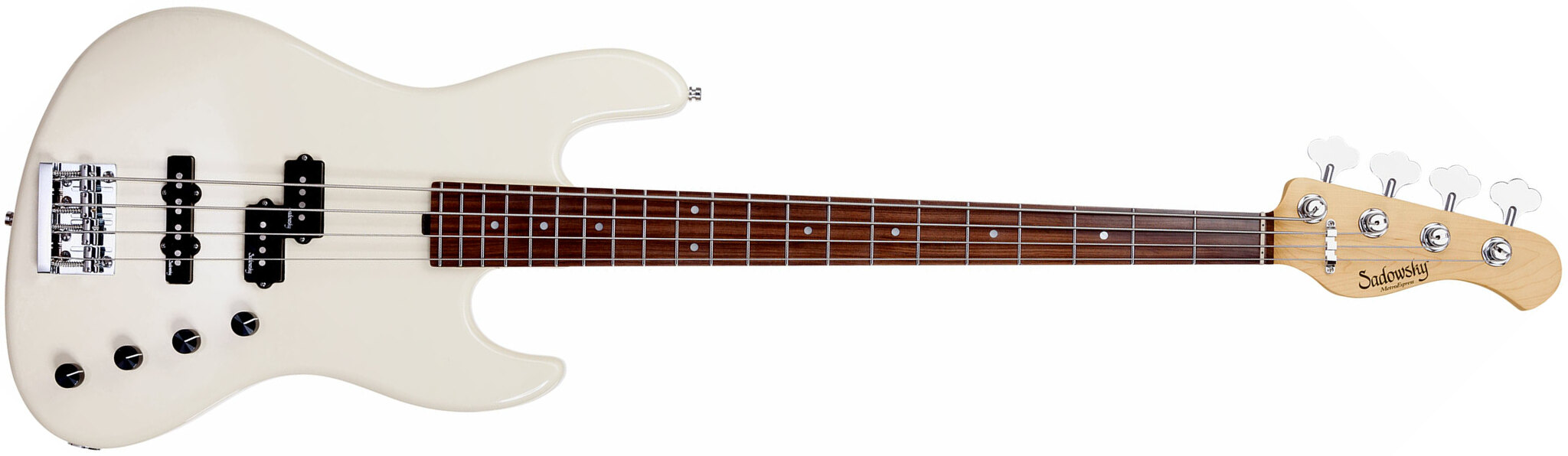 Sadowsky Verdine White 21 Fret 4c Metroexpress Signature Rw - Olympic White - Solidbody E-bass - Main picture