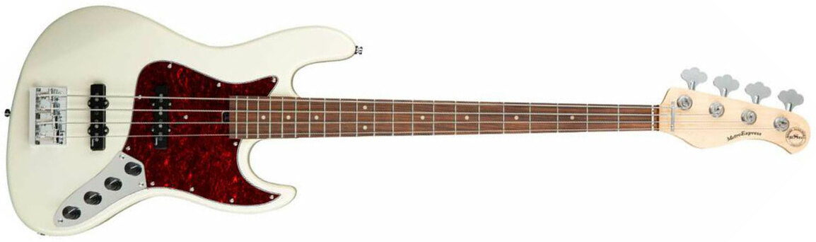 Sadowsky Vintage J/j Bass 21 Fret 4c Metroexpress Mor - Olympic White - Solidbody E-bass - Main picture