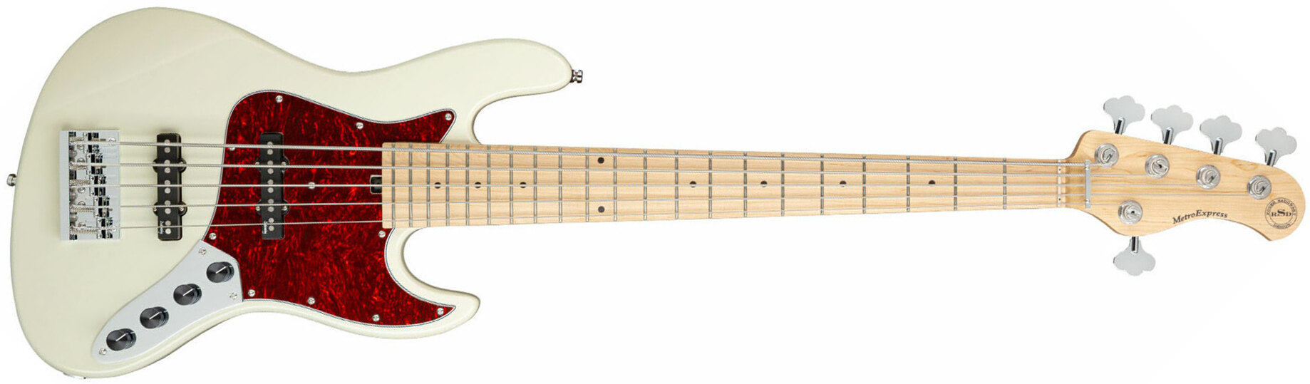 Sadowsky Vintage J/j Bass 21 Fret 5c Metroexpress Mn - Olympic White - Solidbody E-bass - Main picture