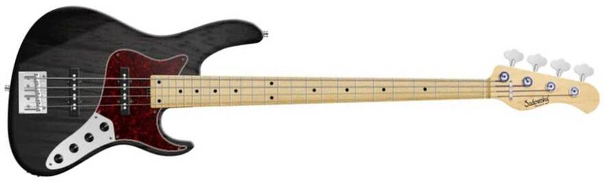 Sadowsky Vintage J/j Bass 24 Fret Ash 4c Metroline All Active Mn - Nirvana Black Trans. Satin - Solidbody E-bass - Main picture