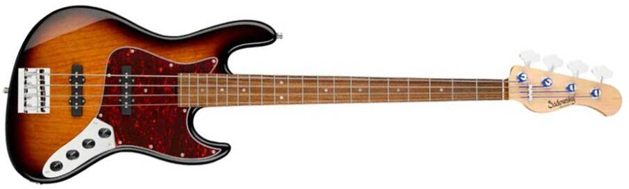 Sadowsky Vintage Jj Bass 21 Fret Alder 4c Metroline All Active Mor - '59 Burst Transparent - Solidbody E-bass - Main picture