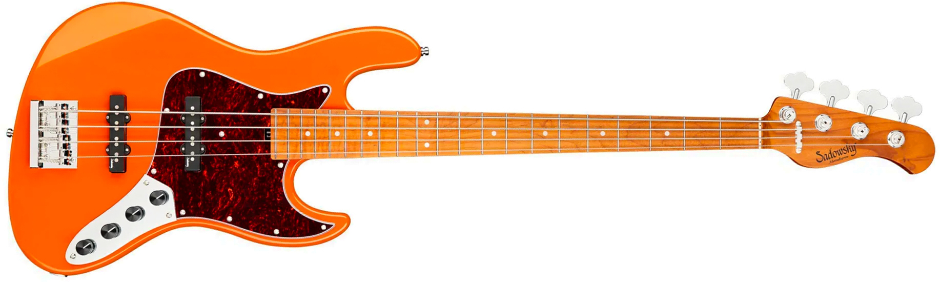 Sadowsky Vintage Jj Bass 21f 4c Metroexpress Mn - Candy Apple Orange Metallic - Solidbody E-bass - Main picture