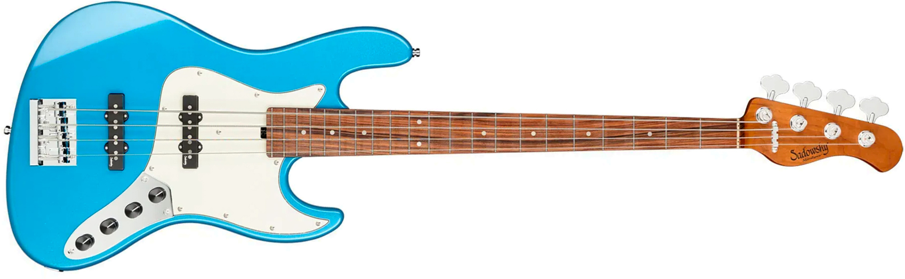 Sadowsky Vintage Jj Bass 21f 4c Metroexpress Mor - Ocean Blue Metallic - Solidbody E-bass - Main picture