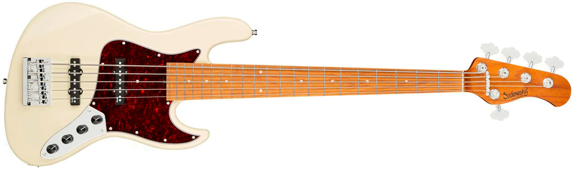 Sadowsky Vintage Jj Bass 21f 5c Metroexpress Mn - Olympic White - Solidbody E-bass - Main picture