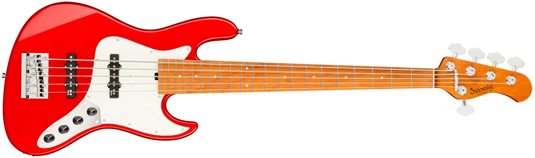 Sadowsky Vintage Jj Bass 21f 5c Metroexpress Mn - Candy Apple Red Metallic - Solidbody E-bass - Main picture