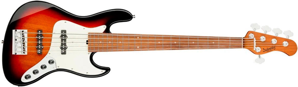 Sadowsky Vintage Jj Bass 21f 5c Metroexpress Mor - Tobacco Sunburst - Solidbody E-bass - Main picture