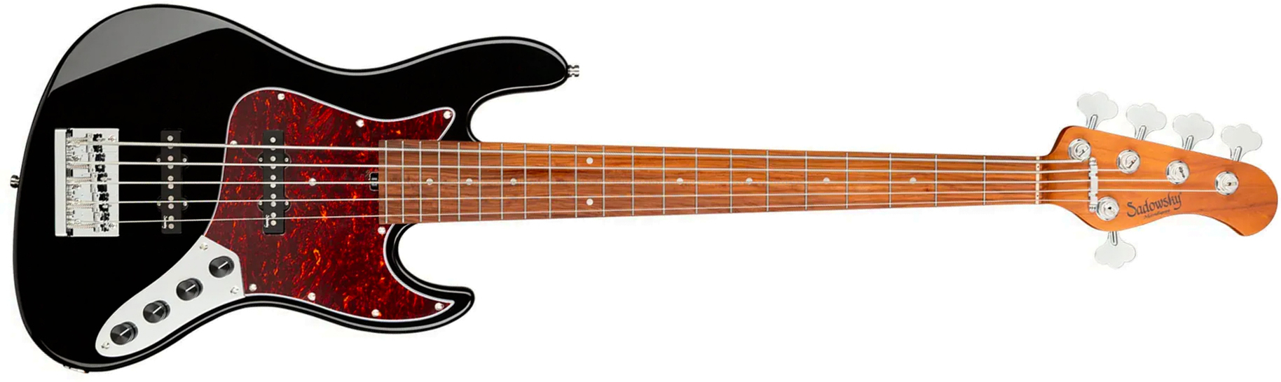 Sadowsky Vintage Jj Bass 21f 5c Metroexpress Mor - Black - Solidbody E-bass - Main picture