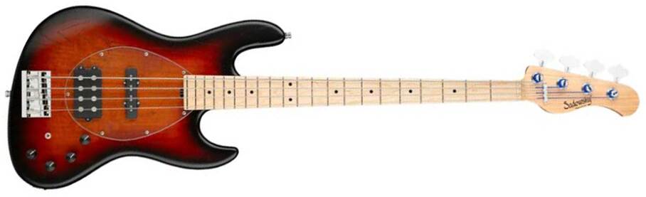 Sadowsky Vintage M/j Bass 21f Ash 4c Metroline All Active Mn - Almond Sunburst Trans. Satin - Solidbody E-bass - Main picture