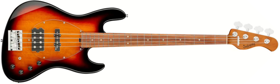 Sadowsky Vintage Mj Bass 21-fret Metroexpress Mor - Tobacco Sunburst Transparent - Solidbody E-bass - Main picture