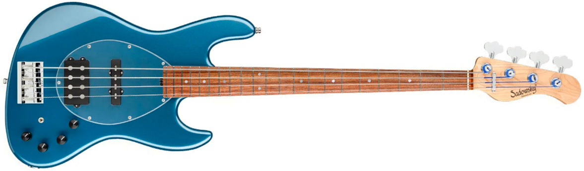 Sadowsky Vintage Mj Bass 21f Alder 4c Metroline All Active Mor - Dark Lake Placid Blue Metallic - Solidbody E-bass - Main picture
