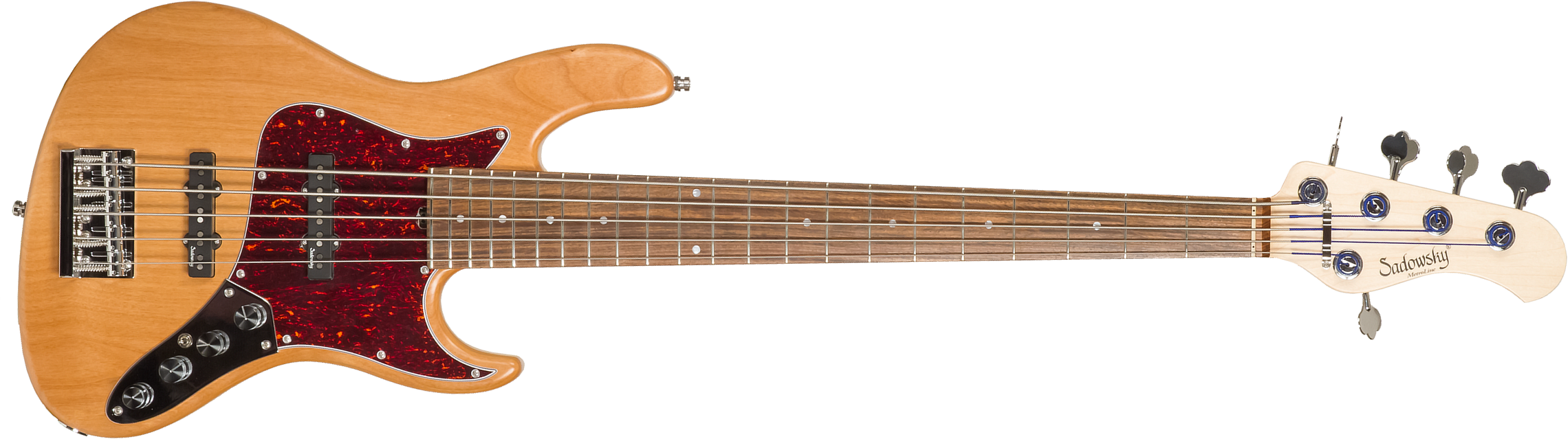 Sadowsky Will Lee 22 Fret Alder 5c Metroline Signature All Jj Mor - Natural Transparent Satin - Solidbody E-bass - Main picture