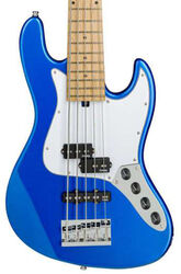 MetroExpress 21-Fret Hybrid P/J Bass 5 (MN) - Ocean Blue Metallic