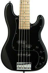 Solidbody e-bass Sadowsky Metroline Hybrid P/J Bass Ash 21-Fret 5-String (Germany, MN) - Solid black satin