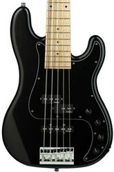 Solidbody e-bass Sadowsky Hybrid P/J Bass 5 Ash Metroline 21-Fret (Germany, MN) - Solid black satin