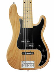 Solidbody e-bass Sadowsky Metroline Hybrid P/J Bass Ash 21-Fret 5-String (Germany, MN) - Natural satin