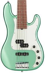 Metroline 21-Fret Hybrid P/J Bass Alder (5-String, Germany, MOR) - sage green metallic satin