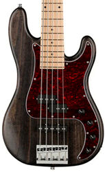 Solidbody e-bass Sadowsky MetroLine 21-Fret Hybrid P/J Bass Ash (5-String, Germany, MN) - Nirvana Black Transparent Satin