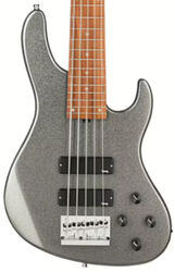Solidbody e-bass Sadowsky Metroexpress 24-Fret Modern Bass 5-String (MOR) - Solid Silver Metallic