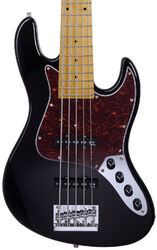 Solidbody e-bass Sadowsky MetroExpress 21-Fret Standard J/J Bass V2 5-String (MN) - Black pearl