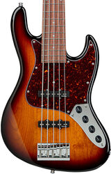 Solidbody e-bass Sadowsky Metroline 21-Fret Vintage J/J Bass Alder 5 (Germany, MOR) - '59 burst transparent 